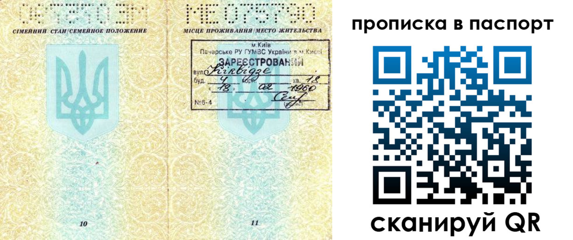 прописка паспорт в Осе